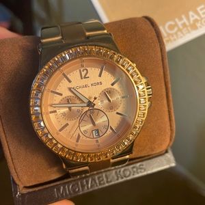 Michael Kors Women’s Chonograph Gold Watch